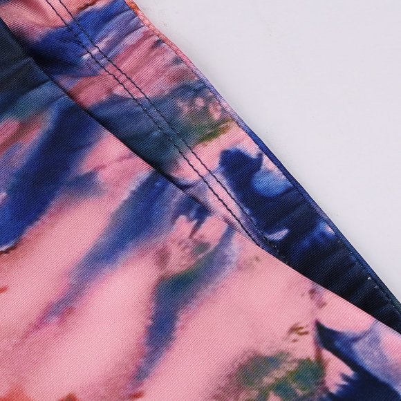 Pink Tie-dye Scrunch Butt Yoga Shorts - Picture 8 of 13